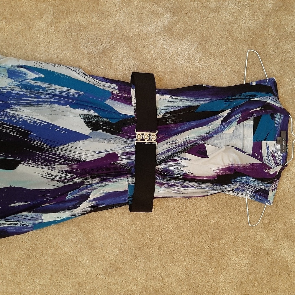 Night club dress with belt